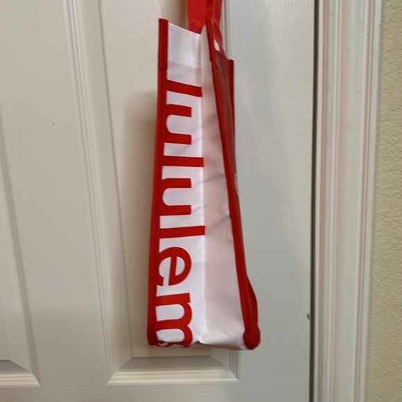 Lululemon Red Shopping Tote - Picture 2 of 3